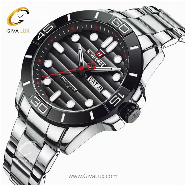 ساعت مچی مردانه بند فلزی ناوی فورس مدل NF9198 9198sb (1).jpg